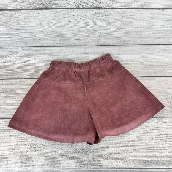 POL Women's Purple Mauve Pull On Ombre Faded Wide Leg Shorts Size Medium - Picture 6 of 7